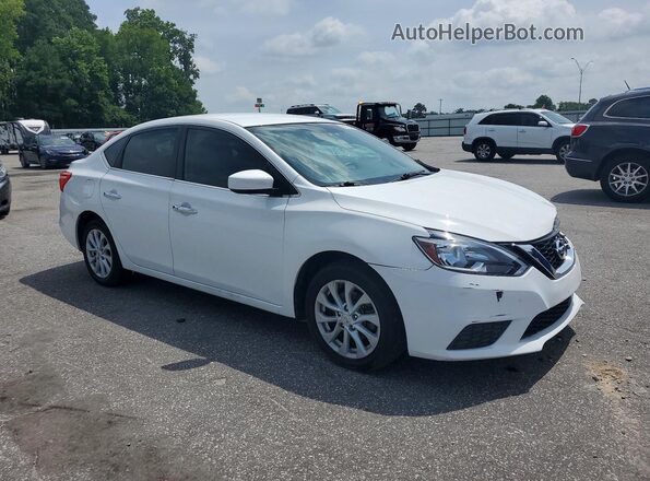 3N1AB7AP0KY360206 2019 NISSAN SENTRA White წინა მარჯვენა