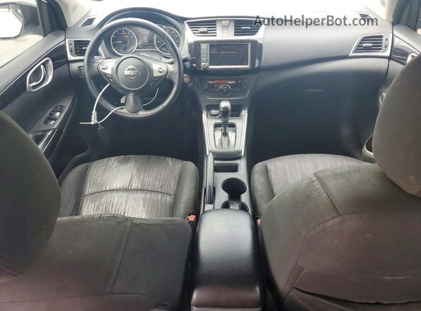 3N1AB7AP0KY360206 2019 NISSAN SENTRA White წინა პანელის ხედი