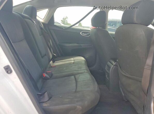 3N1AB7AP0KY360206 2019 NISSAN SENTRA White უკანა სავარძლების ხედი