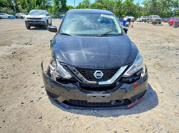 3N1AB7AP0KY364692 2019 NISSAN SENTRA Черный Вид спереди