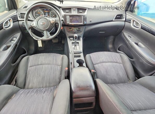 3N1AB7AP0KY364692 2019 NISSAN SENTRA Черный Вид панели приборов