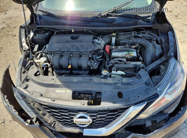 3N1AB7AP0KY364692 2019 NISSAN SENTRA Черный Вид задней части салона