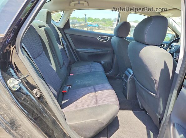 3N1AB7AP0KY364692 2019 NISSAN SENTRA Черный Вид задних сидений