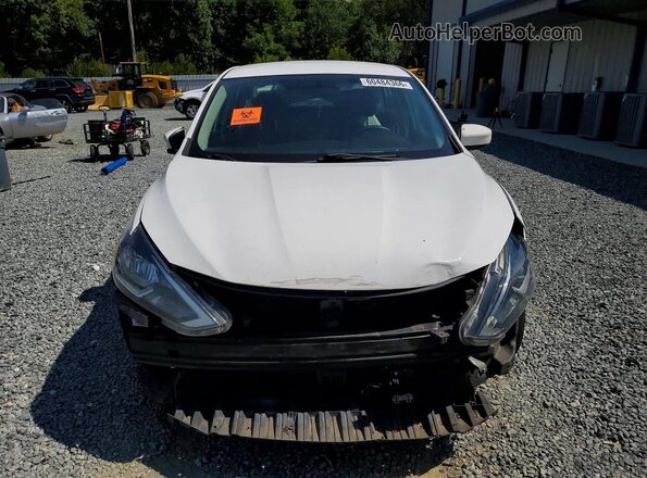 3N1AB7AP0KY370444 2019 NISSAN SENTRA White წინა ხედი