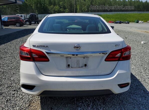 3N1AB7AP0KY370444 2019 NISSAN SENTRA White უკანა ხედი