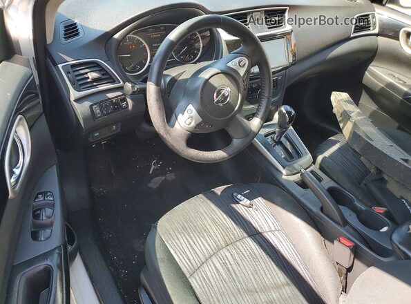 3N1AB7AP0KY370444 2019 NISSAN SENTRA White წინა პანელის ხედი
