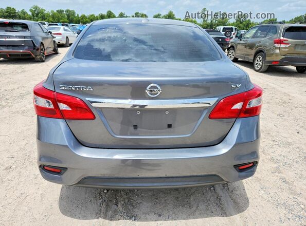 3N1AB7AP0KY372615 2019 NISSAN SENTRA Серый Вид сзади