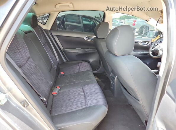 3N1AB7AP0KY372615 2019 NISSAN SENTRA Серый Вид задних сидений