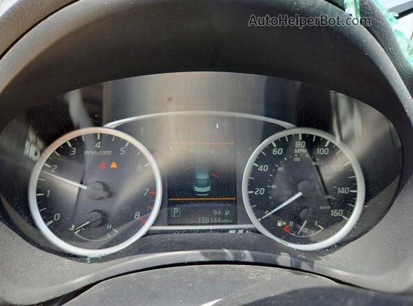 3N1AB7AP0KY372615 2019 NISSAN SENTRA Серый Вид щитка приборов