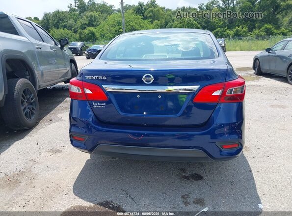 3N1AB7AP0KY375658 2019 NISSAN SENTRA Blue 
