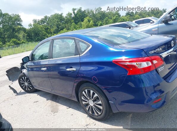 3N1AB7AP0KY375658 2019 NISSAN SENTRA Blue 