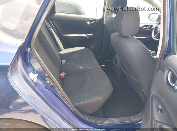 3N1AB7AP0KY375658 2019 NISSAN SENTRA Blue VIN კოდის სტიკერის ხედი