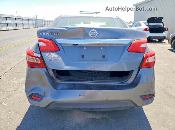 3N1AB7AP0KY381265 2019 NISSAN SENTRA Charcoal Widok z tyłu