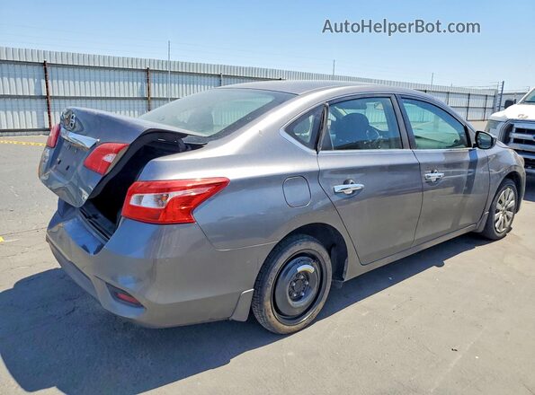 3N1AB7AP0KY381265 2019 NISSAN SENTRA Charcoal Tył prawy