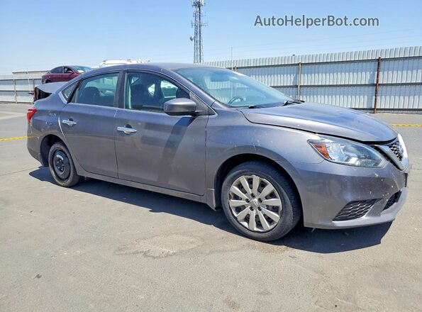 3N1AB7AP0KY381265 2019 NISSAN SENTRA Charcoal Przód prawy