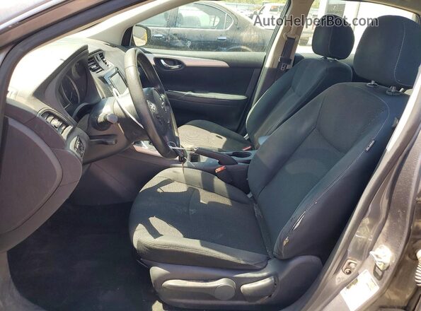 3N1AB7AP0KY381265 2019 NISSAN SENTRA Charcoal Widok wnętrza z przodu