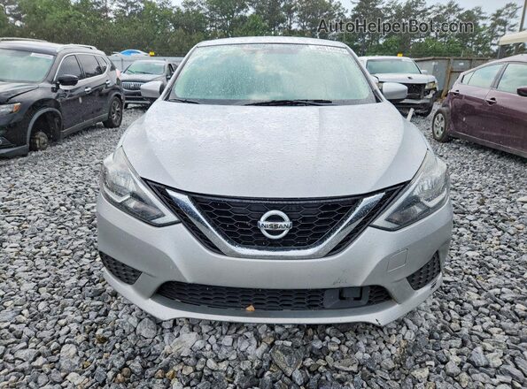 3N1AB7AP0KY386725 2019 NISSAN SENTRA Silver Vista frontal