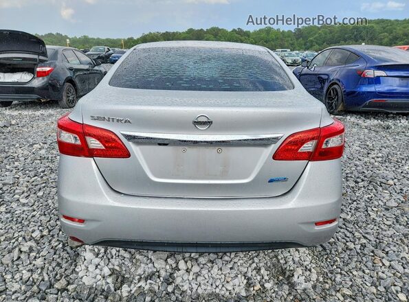 3N1AB7AP0KY386725 2019 NISSAN SENTRA Silver Vista trasera