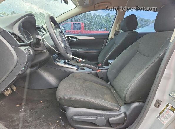 3N1AB7AP0KY386725 2019 NISSAN SENTRA Silver Vista interior delantera