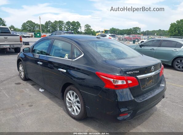 3N1AB7AP0KY391455 2019 NISSAN SENTRA Black უკანა მარცხენა