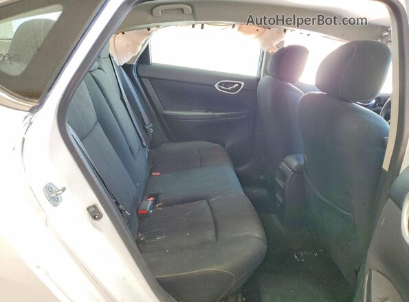 3N1AB7AP0KY406584 2019 NISSAN SENTRA Белый Вид задних сидений
