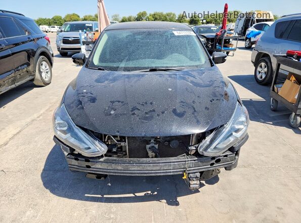 3N1AB7AP0KY407637 2019 NISSAN SENTRA Black Widok z przodu