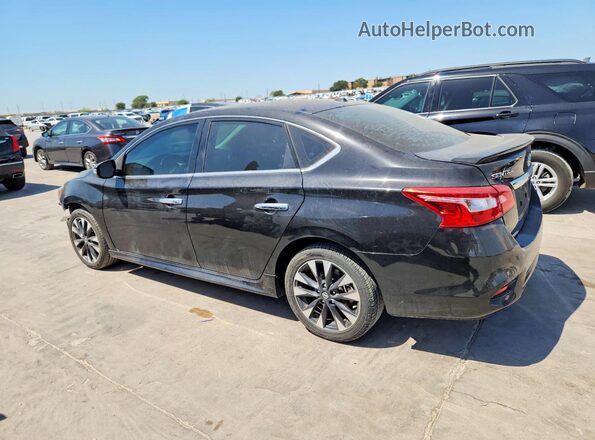 3N1AB7AP0KY407637 2019 NISSAN SENTRA Black Tył lewy