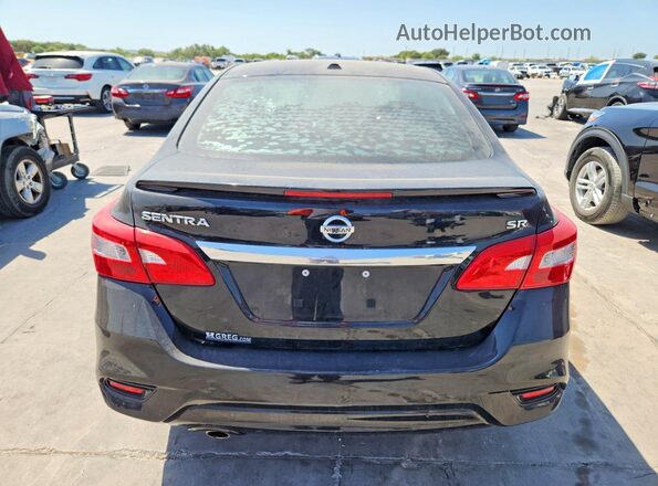 3N1AB7AP0KY407637 2019 NISSAN SENTRA Black Widok z tyłu
