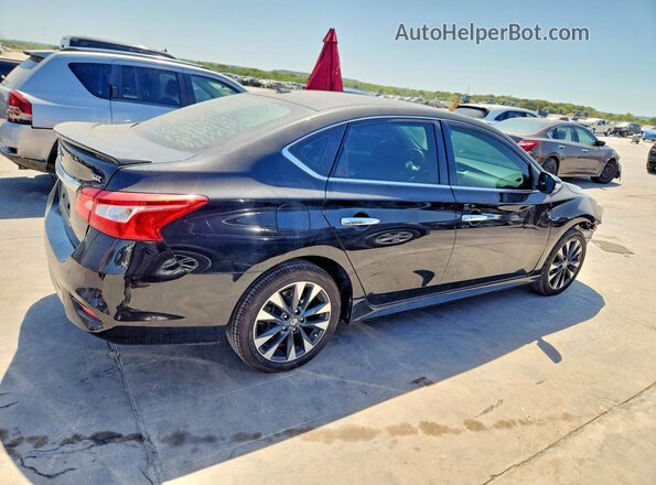 3N1AB7AP0KY407637 2019 NISSAN SENTRA Black Tył prawy