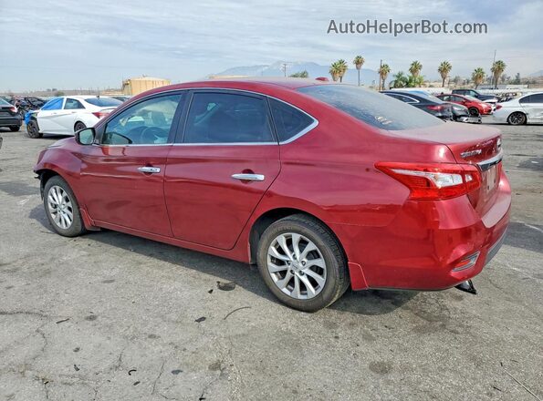 3N1AB7AP0KY422249 2019 NISSAN SENTRA Red Հետևի ձախ