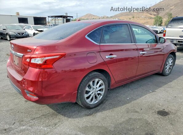 3N1AB7AP0KY422249 2019 NISSAN SENTRA Red Հետևի աջ