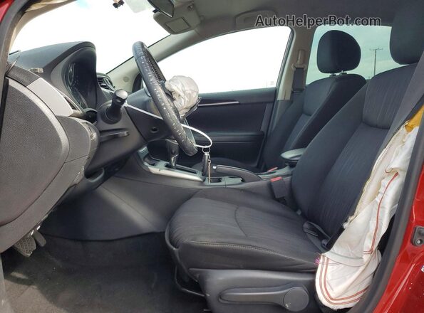 3N1AB7AP0KY422249 2019 NISSAN SENTRA Red Սալոնի դիմացի տեսք