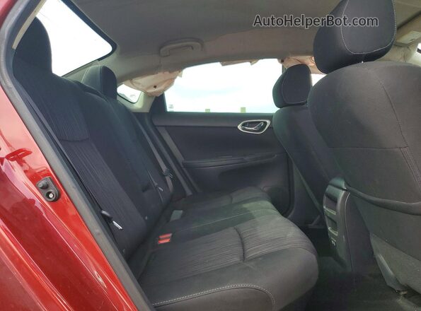 3N1AB7AP0KY422249 2019 NISSAN SENTRA Red Հետևի նստատեղերի տեսք