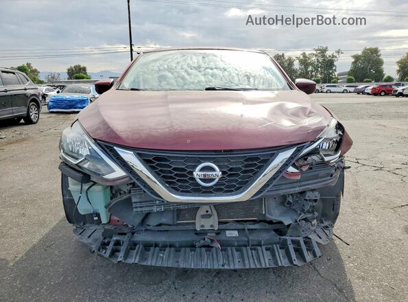 3N1AB7AP0KY422249 2019 NISSAN SENTRA Red Դիմացի տեսք