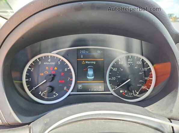 3N1AB7AP0KY437334 2019 NISSAN SENTRA Silver Widok zestawu wskaźników