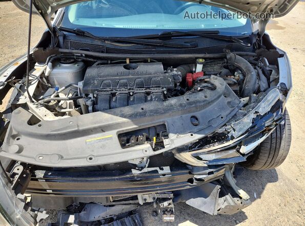 3N1AB7AP0KY437334 2019 NISSAN SENTRA Silver Widok wnętrza z tyłu