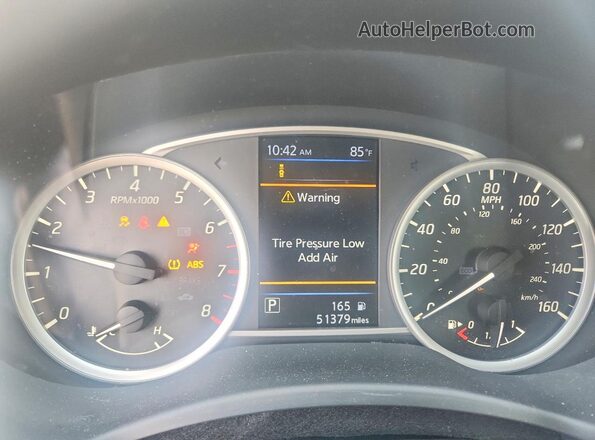 3N1AB7AP0KY454019 2019 NISSAN SENTRA Blue Widok zestawu wskaźników
