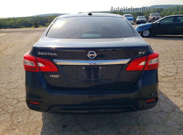 3N1AB7AP0KY457292 2019 NISSAN SENTRA Black Front view