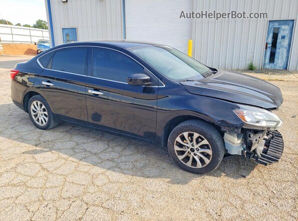3N1AB7AP0KY457292 2019 NISSAN SENTRA Black Rear right