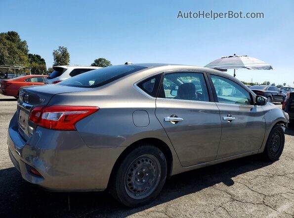 3N1AB7AP1GL666030 2016 NISSAN SENTRA Серый Задняя правая четверть