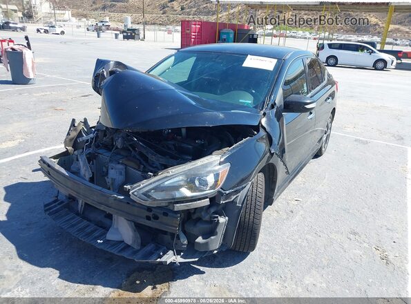 3N1AB7AP1GY213674 2016 NISSAN SENTRA Black Առջևի ձախ երեք քառորդ տեսարան