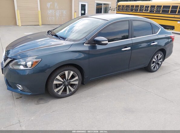 3N1AB7AP1GY223007 2016 NISSAN SENTRA Blue წინა მარცხენა ხედი სამი მეოთხედიდან