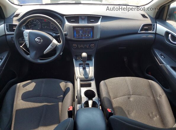 3N1AB7AP1GY242396 2016 NISSAN SENTRA Silver Widok deski rozdzielczej