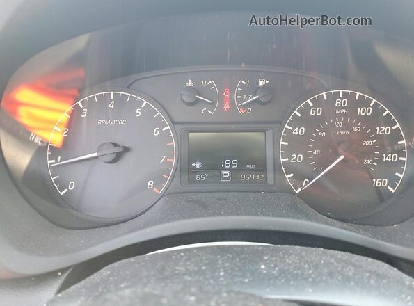 3N1AB7AP1GY242396 2016 NISSAN SENTRA Silver Widok zestawu wskaźników