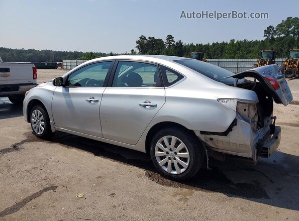 3N1AB7AP1GY242396 2016 NISSAN SENTRA Silver Tył lewy