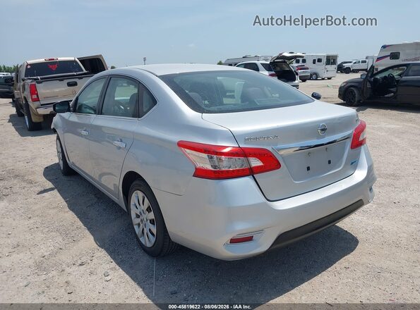 3N1AB7AP1GY247422 2016 NISSAN SENTRA Silver Trasero izquierdo