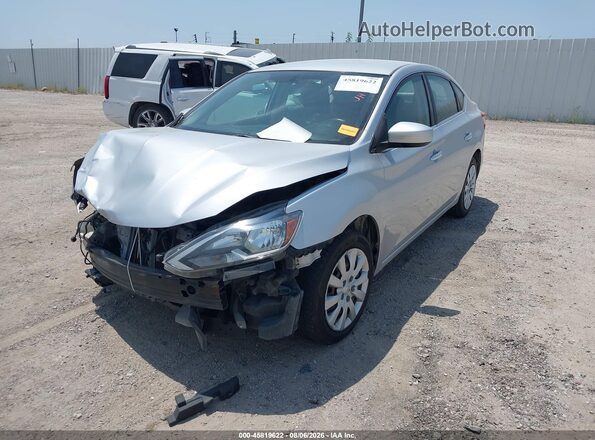3N1AB7AP1GY247422 2016 NISSAN SENTRA Silver Vista tres cuartos delantera izquierda