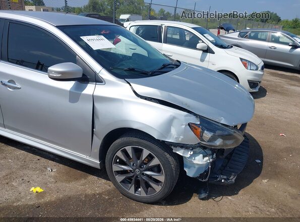 3N1AB7AP1GY250918 2016 NISSAN SENTRA Silver Widok wnętrza z tyłu