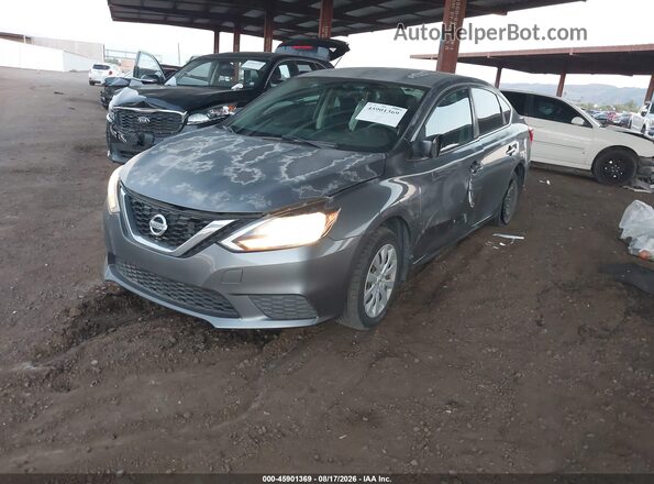 3N1AB7AP1GY279058 2016 NISSAN SENTRA Gray Передня ліва чверть