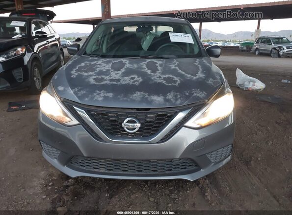 3N1AB7AP1GY279058 2016 NISSAN SENTRA Gray Вид щитка приладів